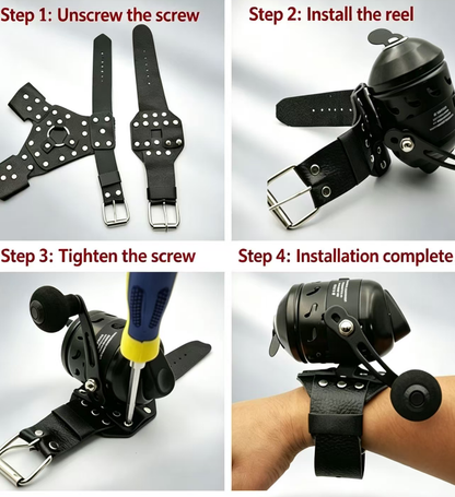Luxury slingshot fishing reel set